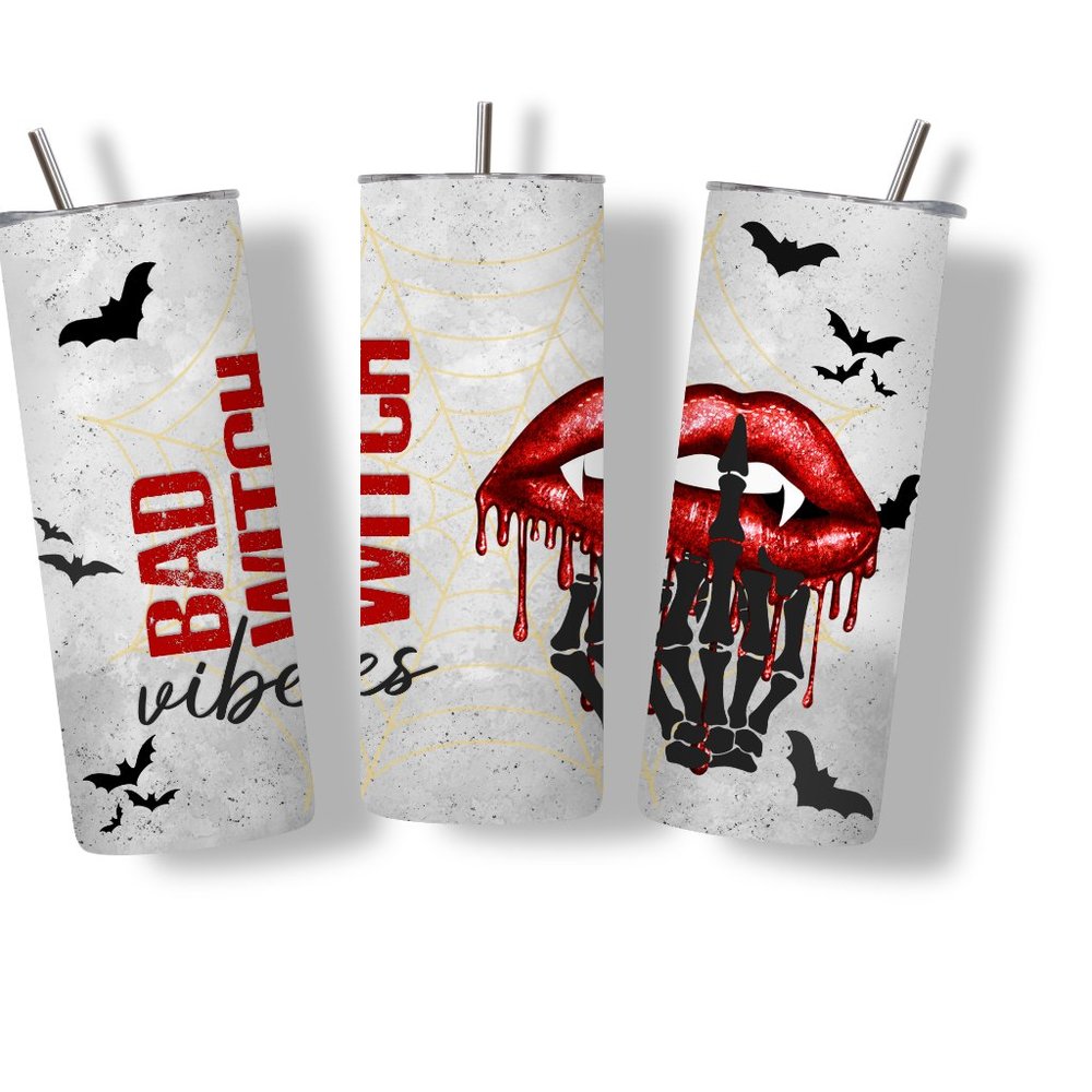 Halloween Bad Witch 20 oz Tumbler